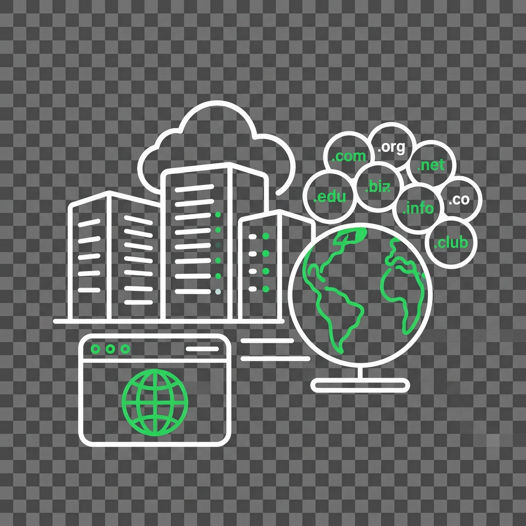 Hosting services illustration